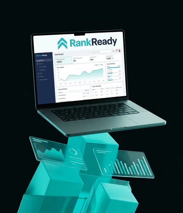 Rank-ready website design mockup showing SEO-optimised layout